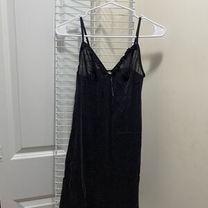 Dotted black night dress (see through)